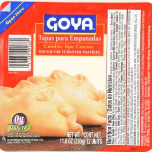 GOYA TAPA /EMPANADA CRIOLLAS 11.6 OZ