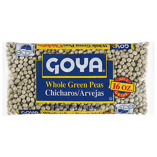 GOYA WHOLE GREEN PEAS 1 LB