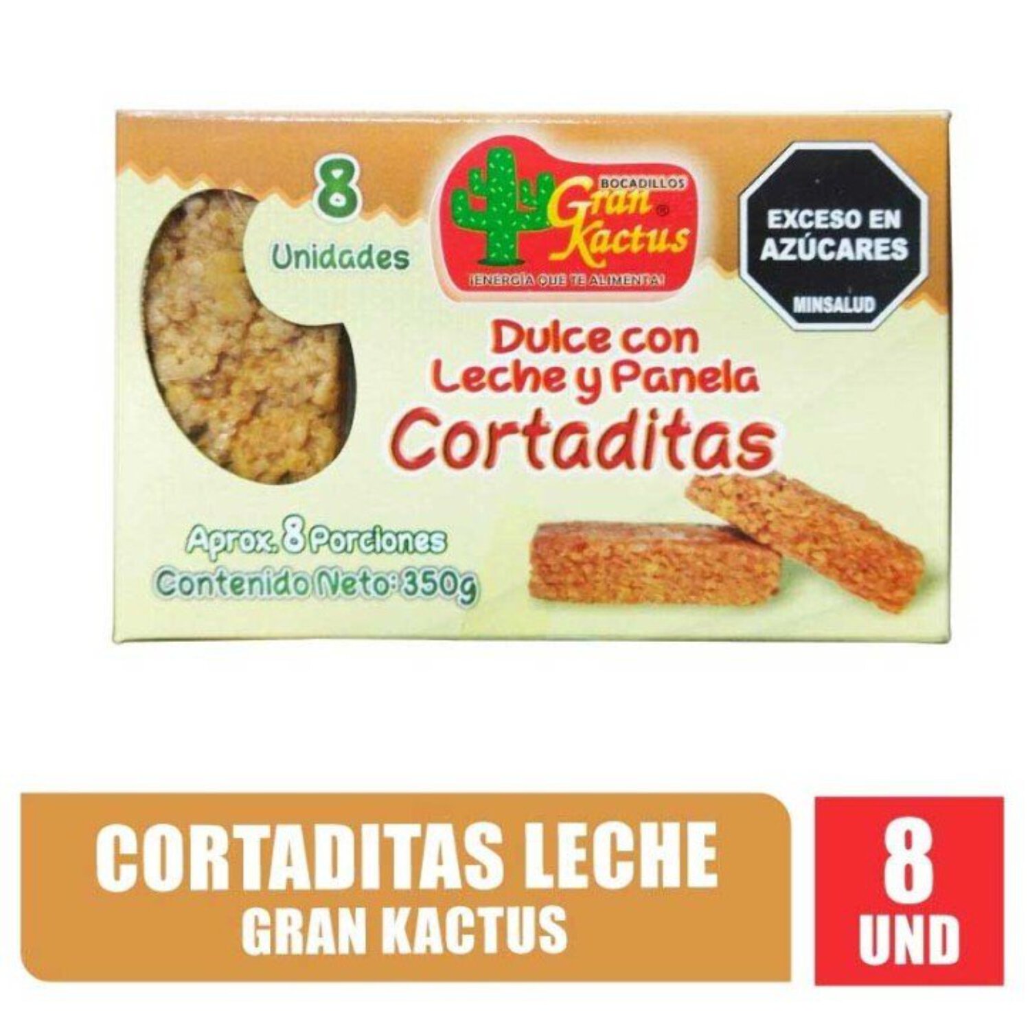 GRAN CACTUS CORTADITO 350 GR: imagen 1