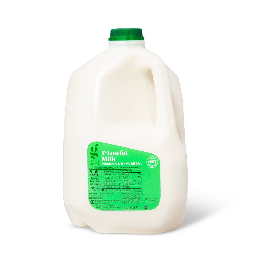 G&G 1% LOW FAT MILK 1 GL: imagen 1