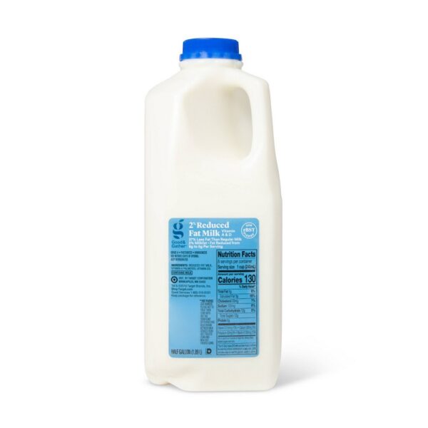 G&G 2% REDUCED FAT MILK 1/2 GL