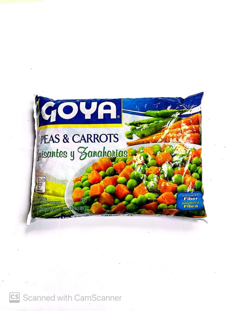 Goya PEAS AND CARROTS 16 oz