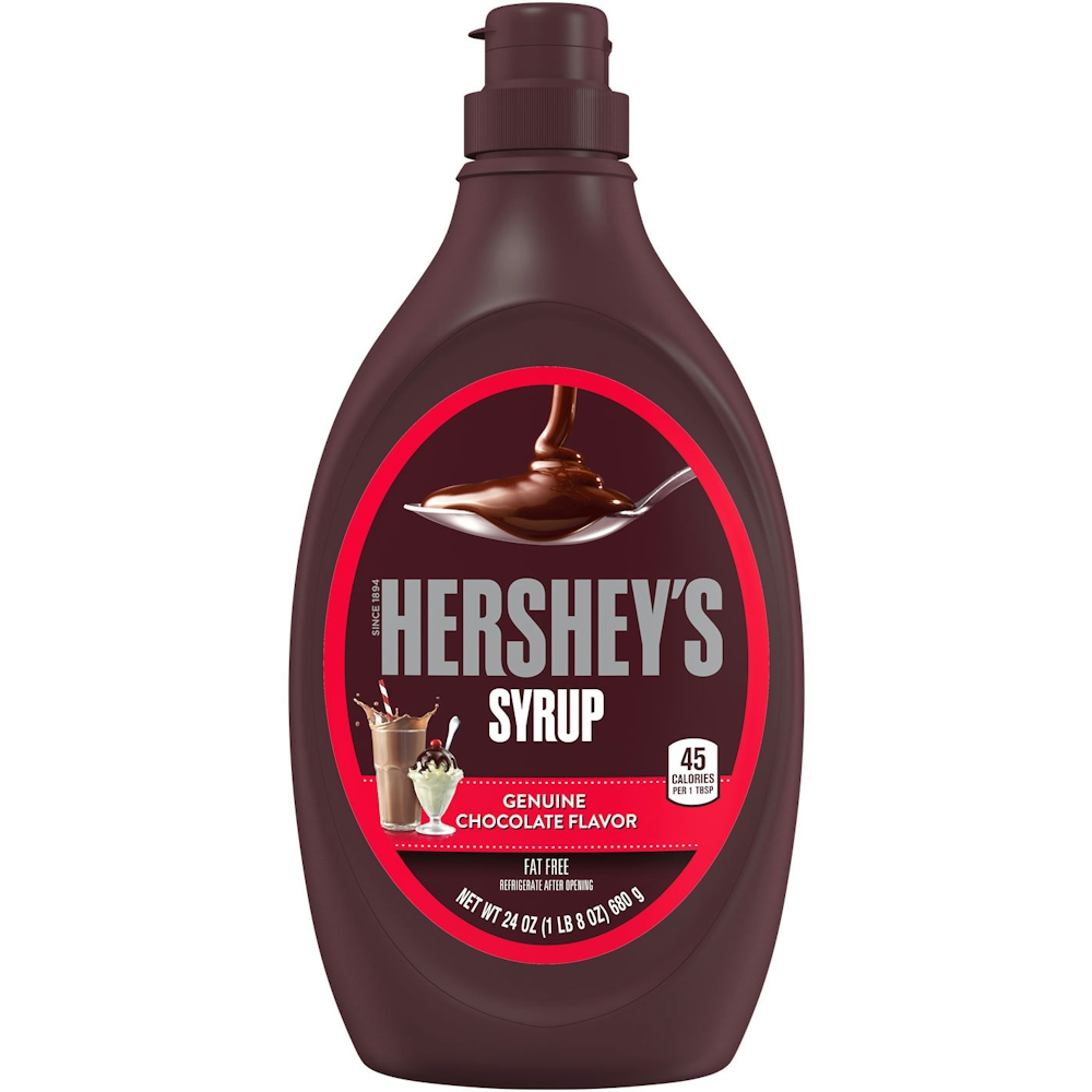 HERSHEYS SYRUP CHOCOLATE 24/24 OZ: imagen 1