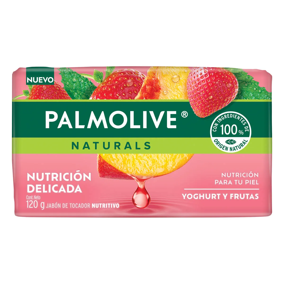 JABON PALMOLIVE YOGURT Y FRUTAS 120 G: imagen 1