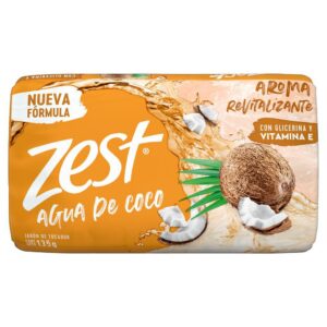 JABON ZEST AGUA COCO 135 GR