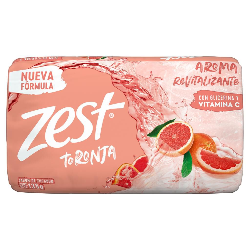 JABON ZEST TORONJA 135 GR: imagen 1