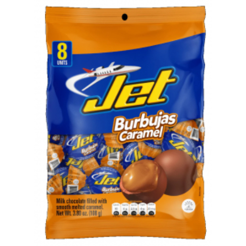 JET BURBUJAS DE CARAMELO 8/108GR