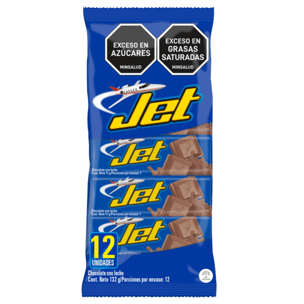 JET CHOCOLATINA 12 CT BAG.