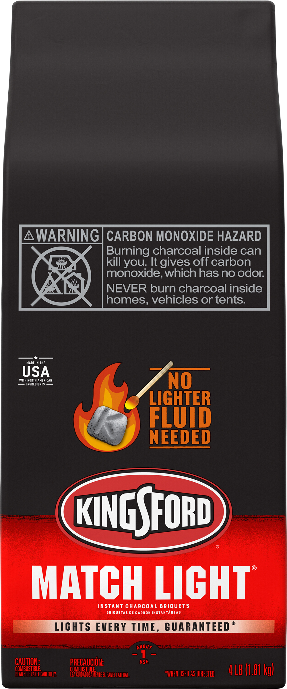 KINGSFORD MATCH LIGHT 4 LB: imagen 1