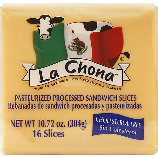 LA CHONA CHEESE SLICES OZ