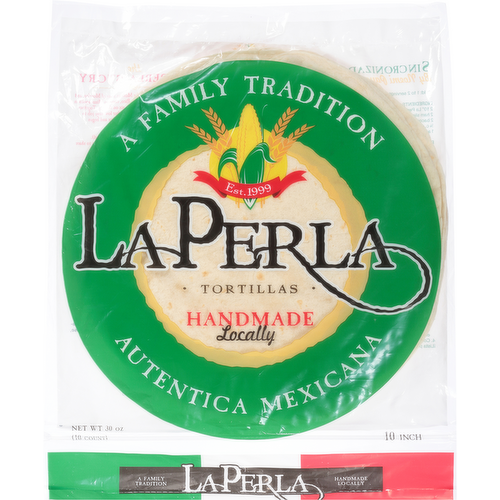 LA PERLA FLOUR 10' TORTILLA 10 CT