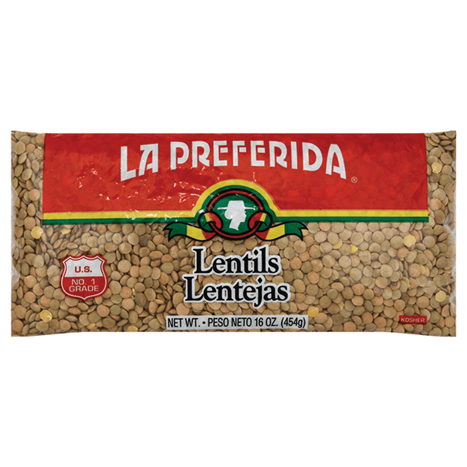LP LENTILS 16 OZ.: imagen 1