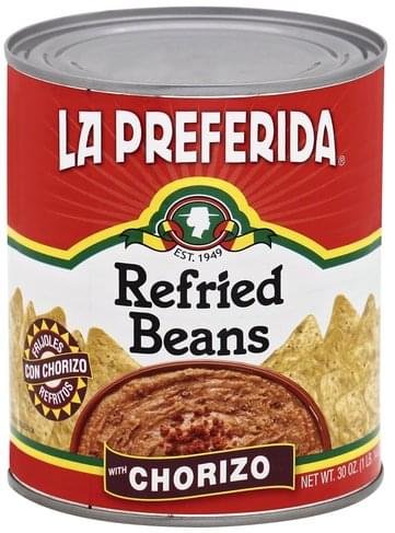 LP REFRIED BEAN CHORIZO 30 Oz