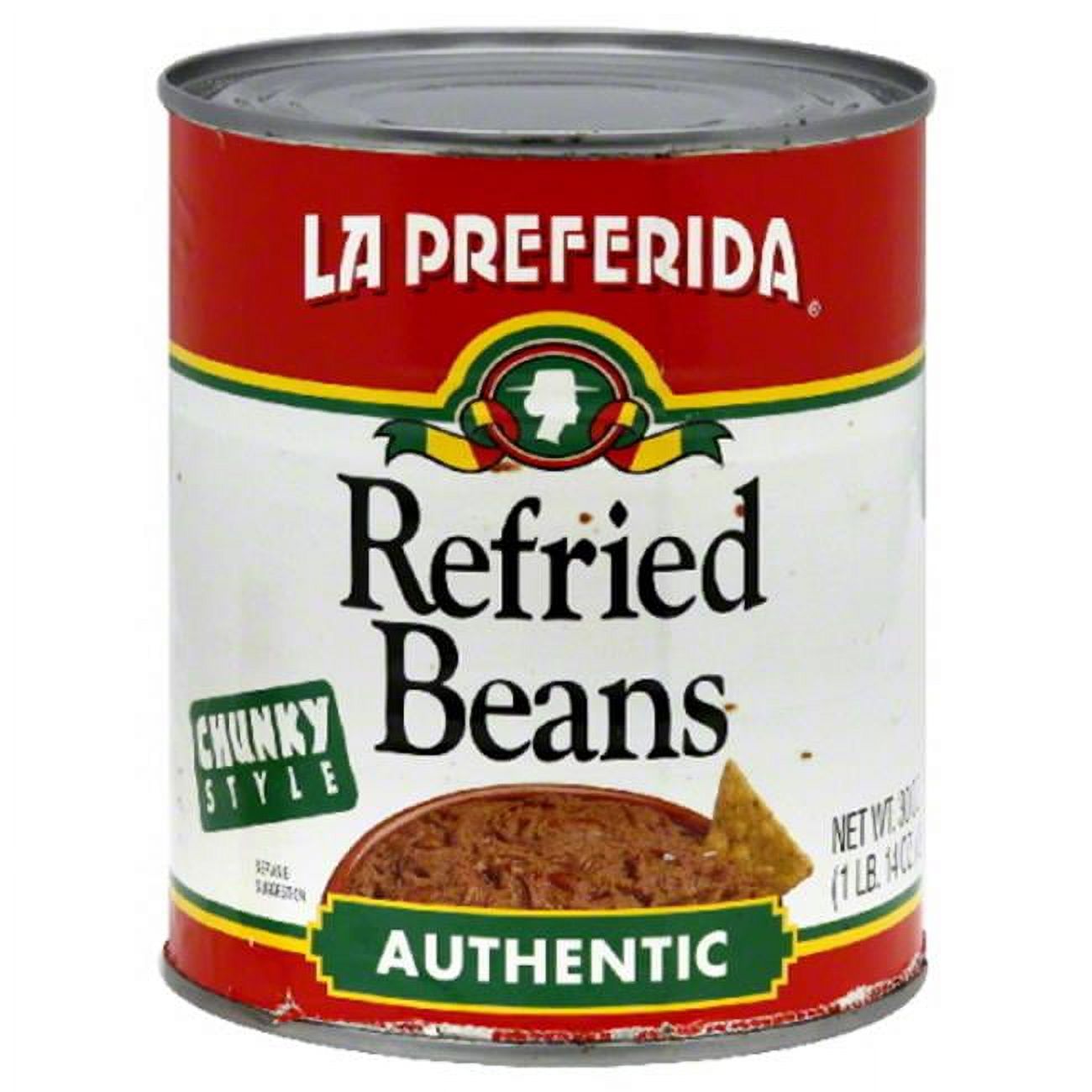 LP REFRIED PINTO AUTHENTIC 30 oz: imagen 1