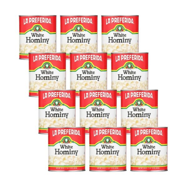 LP WHITE HOMINY 29 OZ