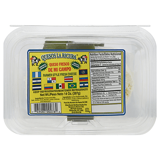 LR QUESO DE MI CAMPO HOJA 14 oz. - 7035