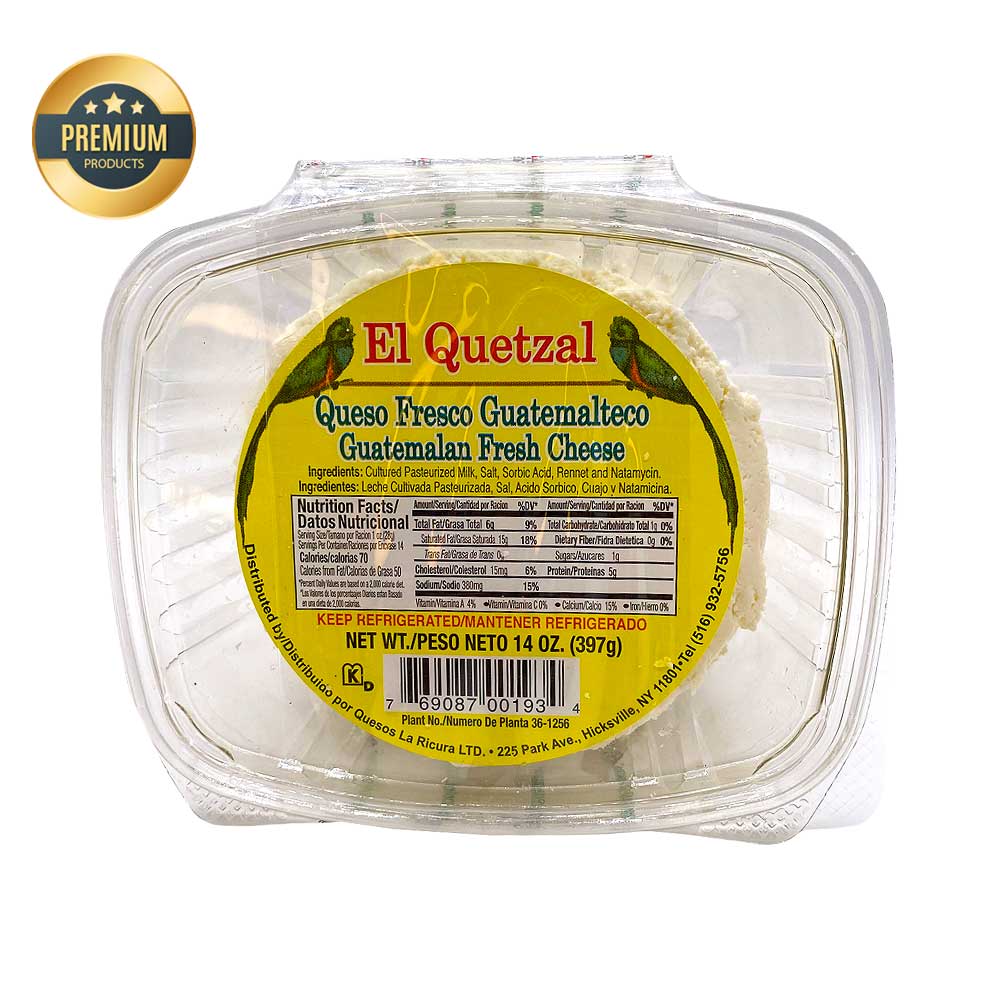 LR QUESO FRESCO QUETZAL 14 OZ: imagen 1