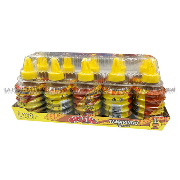 LUCAS GUSANO TAMA 10 ct