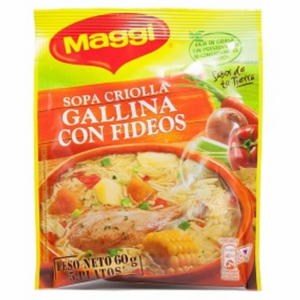 MAGGI SOPA CRIOLLA GALLINA FIDEOS OZ