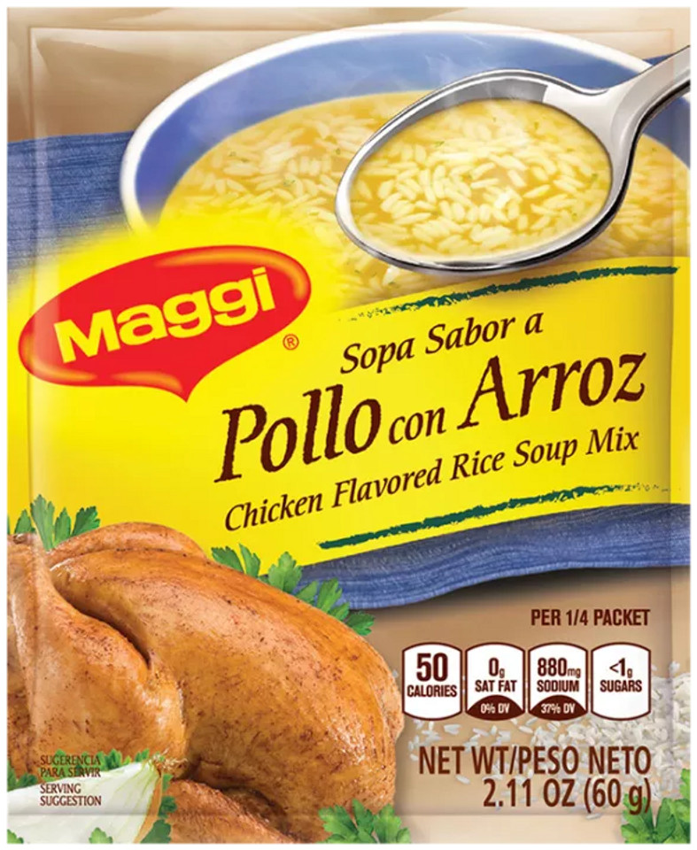 MAGGI SOPA POLLO CON ARROZ 55GR: imagen 1