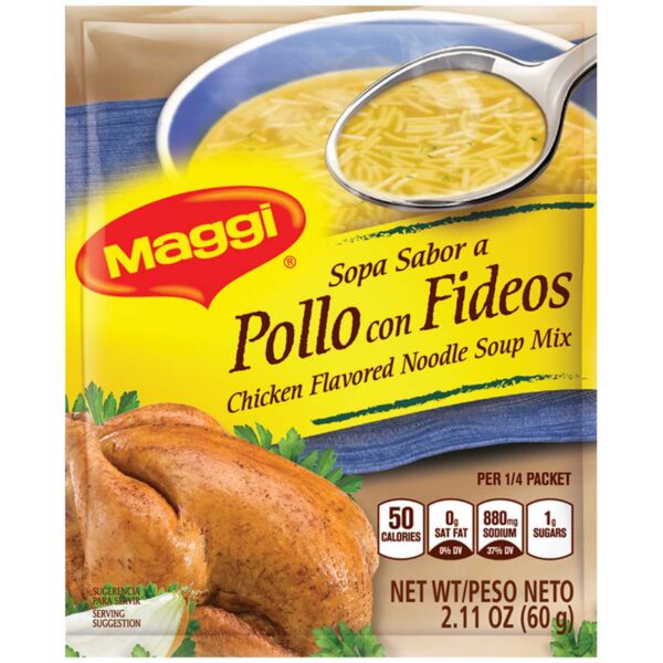 MAGGI SOPA POLLO CON FIDEOS OZ
