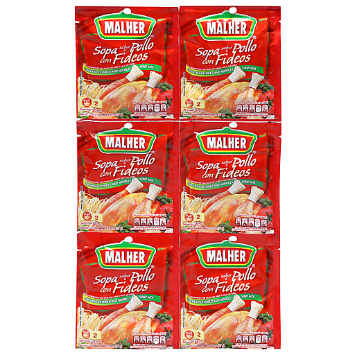 MALHER SOPA DE POLLO 30 GR RISTRAS 12 CT