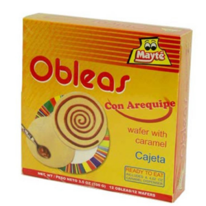 MAYTE OBLEA CON AREQUIPE 12 CT
