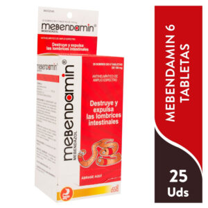 MEBENDAMIN MEBENDAZOL DISPLAY 6 CT