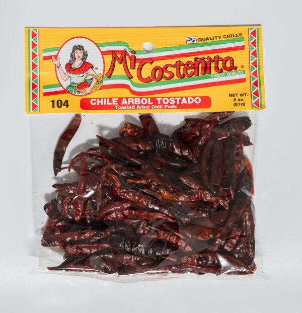 MICOS CHILE ARBOL TOSTADO 2 OZ