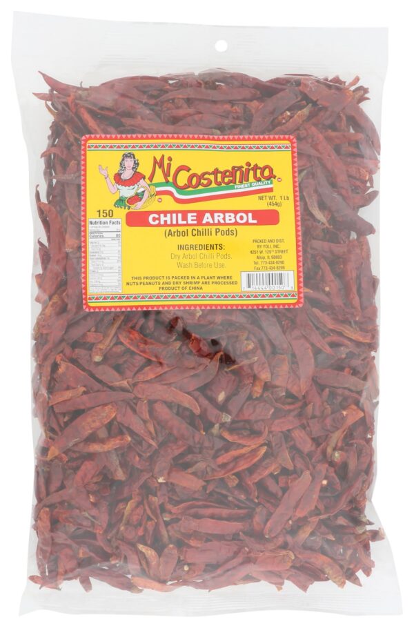 MICOS CHILE DE ARBOL ENTERO 16 OZ