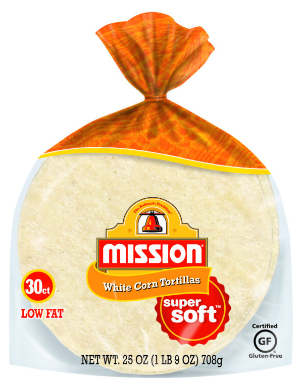 MISSION 5.5' WHITE TORTILLA 30 CT