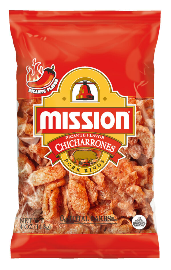 MISSION P ORK RINDS PLAINTE 4 OZ