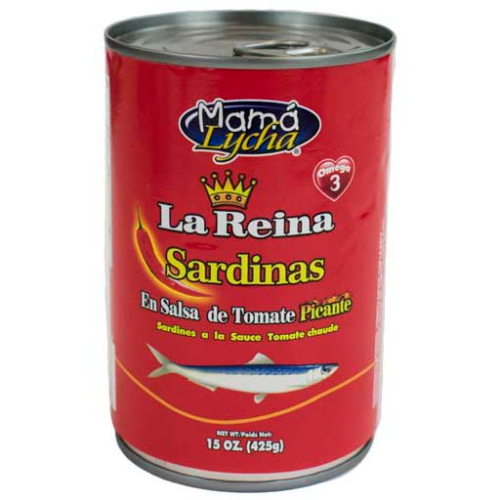 MML LA REINA SARDINA HOT 15 OZ (OVAL)