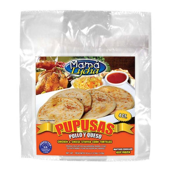MML PUPUSAS POLLO Y QUESO 4 CT