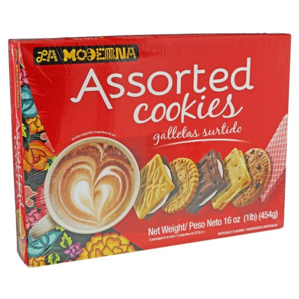 MODERNA ASSORTED COOKIESIE 16 OZ