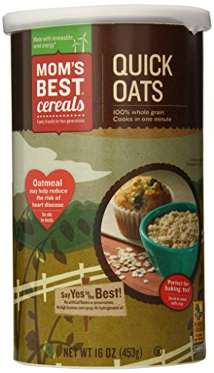 MOMS BEST NATURALS QUICK OATS 16 OZ.: imagen 1