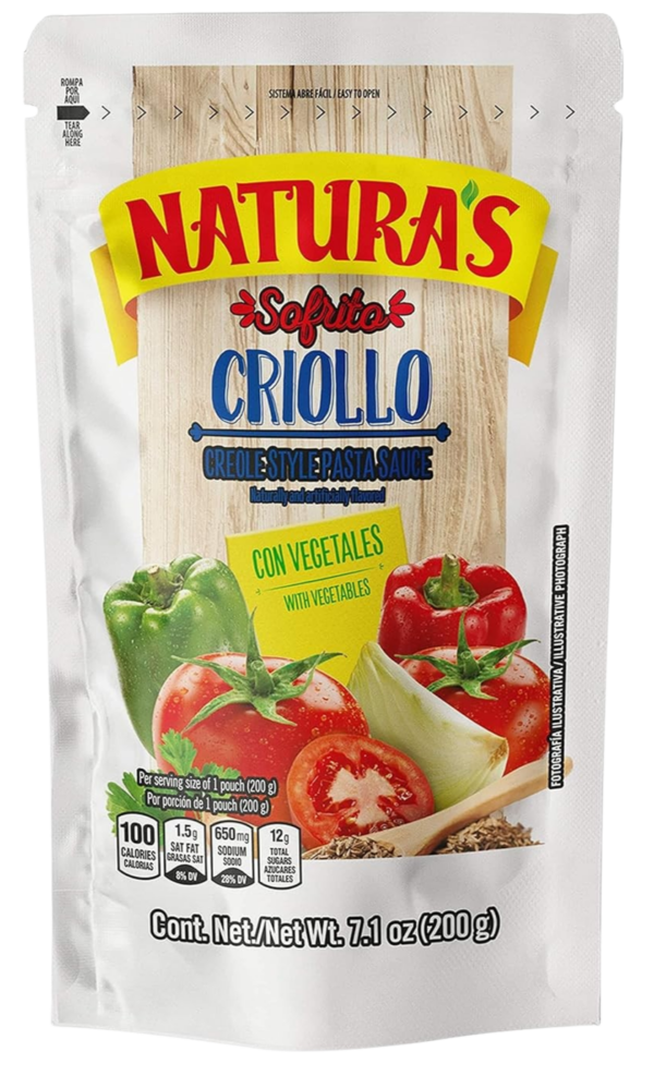 NATURA'S CRIOLLO SALSA 7.1 OZ
