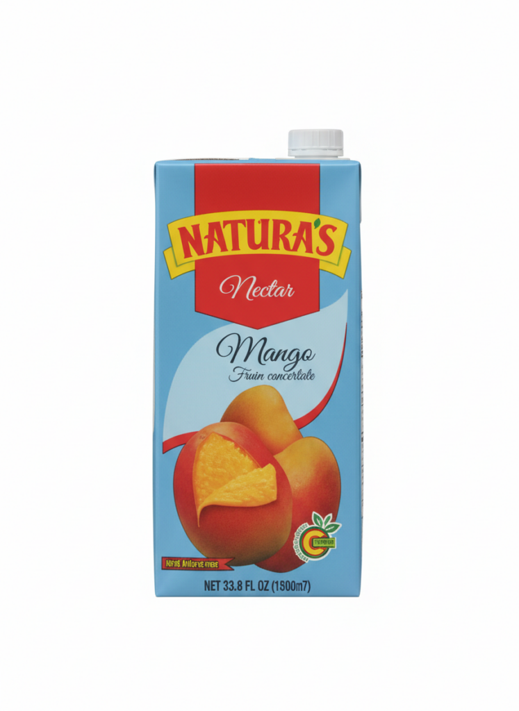 NATURA'S NECTAR MANGO 33.8 OZ FL / 1L - 5447