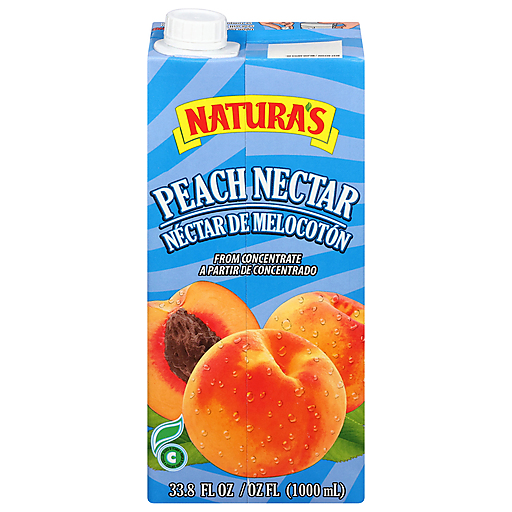 NATURA'S NECTAR PEACH 33.8 FL OZ/1 L - 5473