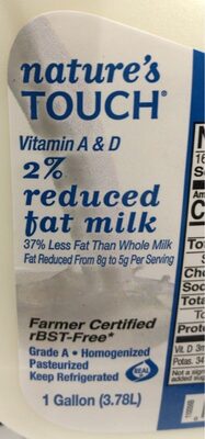 NATURE{S TOCUH 2 MILK 1 GALLON