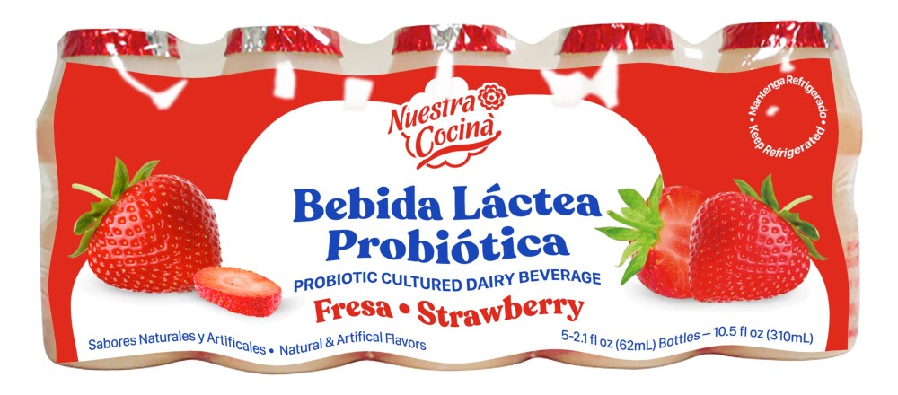 NC BEBIDA PROBIOTICA FRESA 5 CT/2.1 OZ: imagen 1
