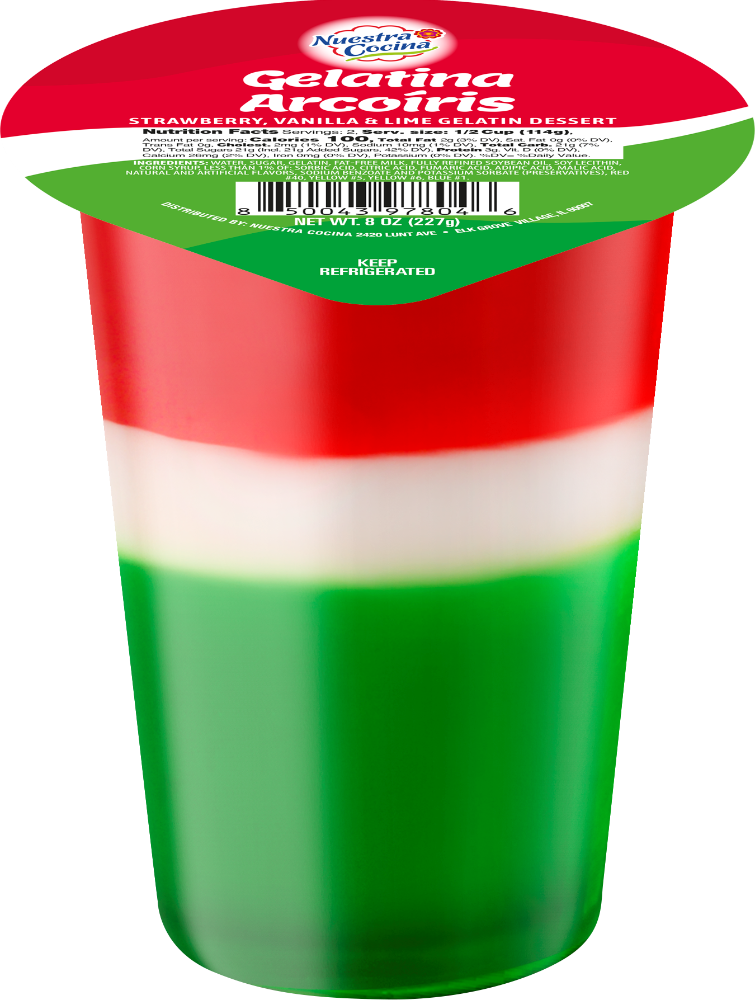 NC GELATINA ARCOIRIS 8 OZ: imagen 1