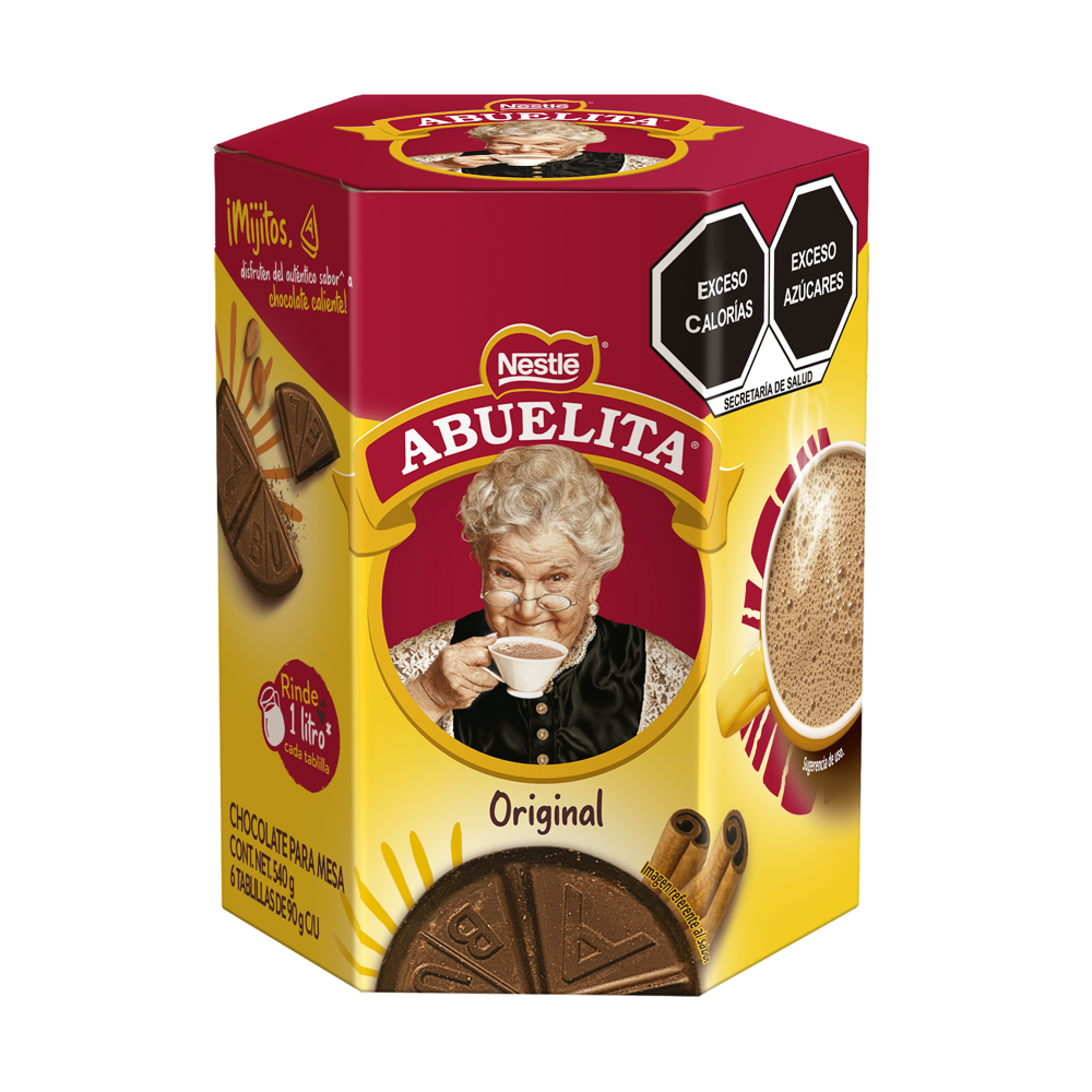 NESTLE ABUELITA CHOCOLATE 24/540 GR: imagen 1