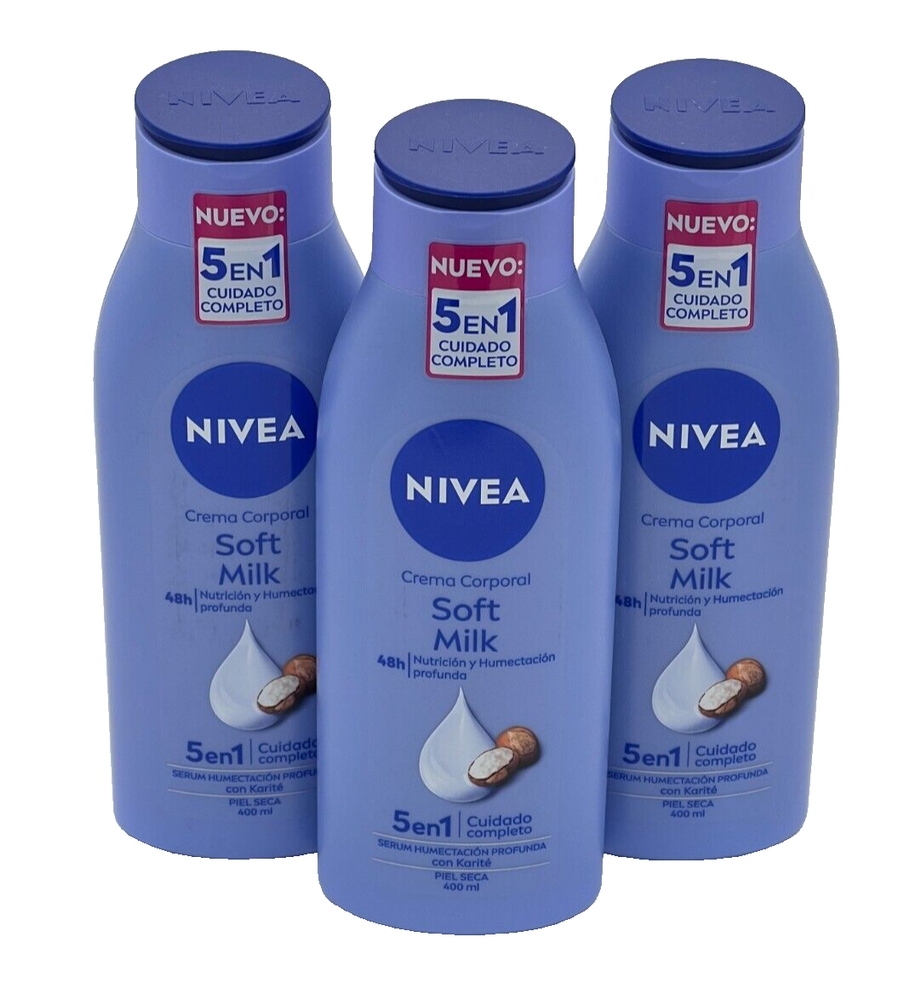 NIVEA SOFT MILK 400 ML: imagen 1