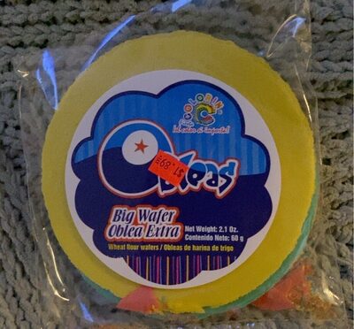 OBLEA WAFER COLORIN 2.1 OZ