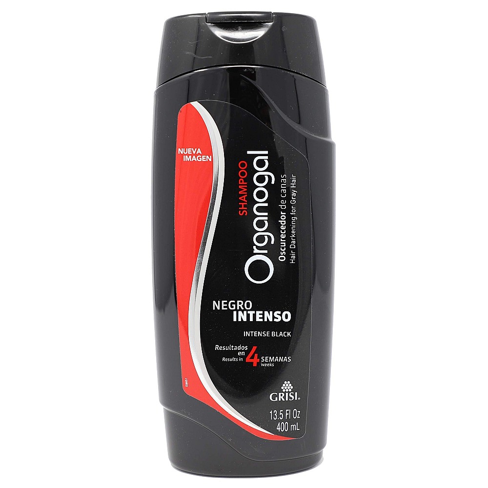 ORGANOGAL SHAMPOO NEGRO INTENSO 400 ML: imagen 1