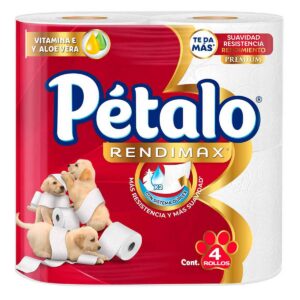 PETALO PAPEL HIGIENICO ULTRA 4 ROLLOS