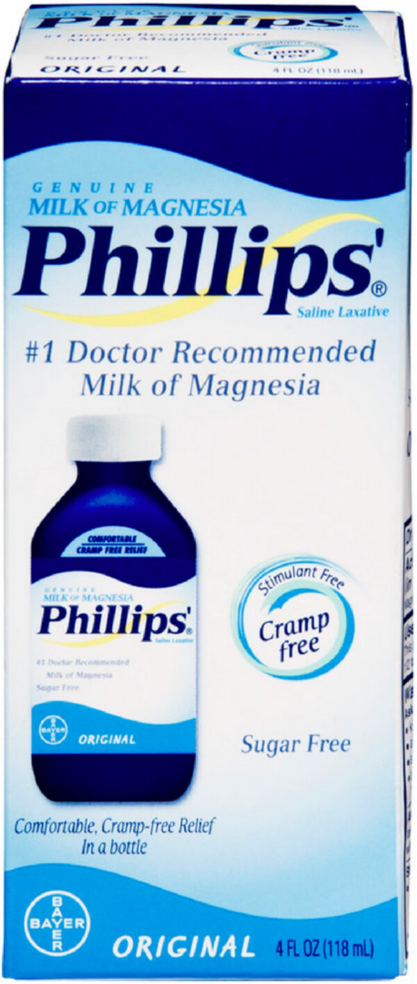 PHILLIPS LECHE MAGNESIA 4 OZ