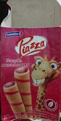 PIAZZA BARQUILLOS FRESA X 12 CT