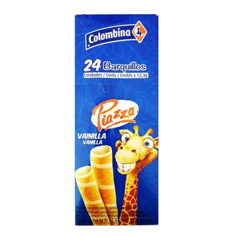 PIAZZA BARQUILLOS VAINILLA X 12 CT: imagen 1